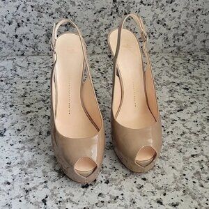 Giuseppe Zanotti slingback peeptoe pumps